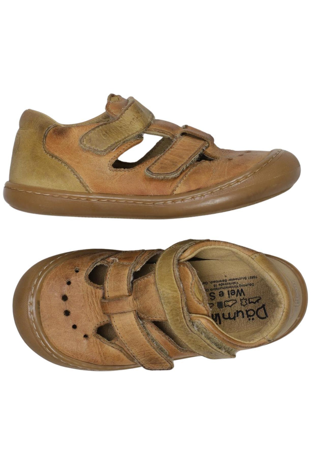 Däumling Girls Leather Shoe Brown EU 24 3