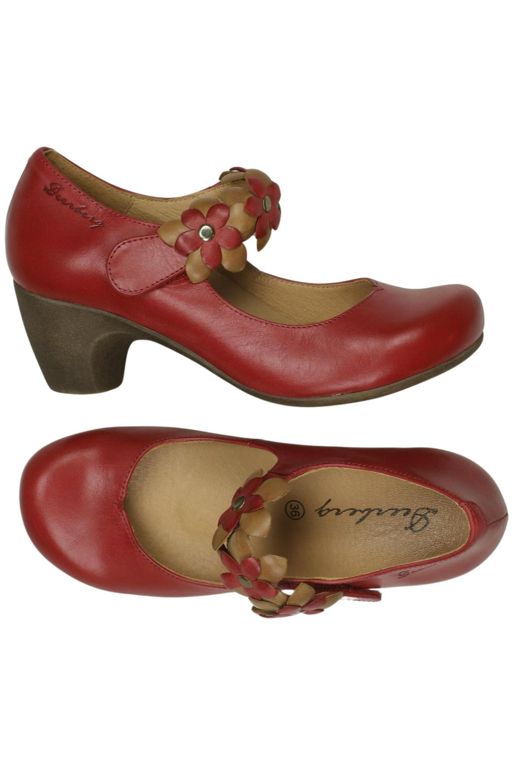 Deerberg Pumps Red Leather EU 36 2
