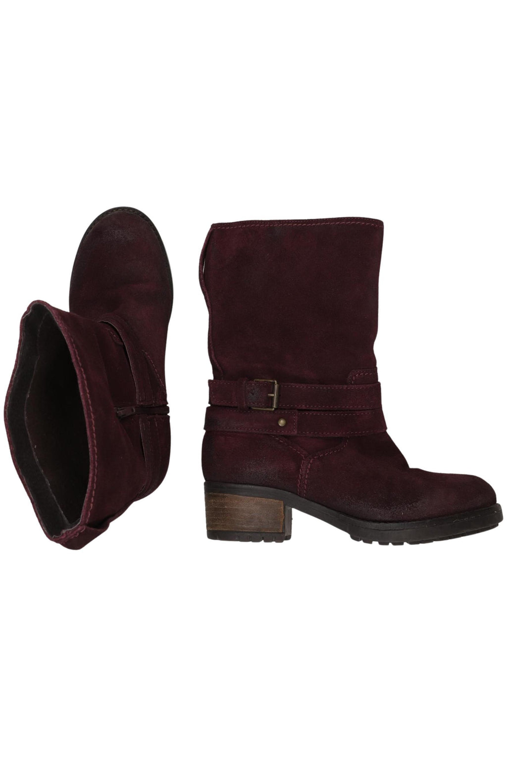Deerberg Damen Stiefel Bordeaux EU 37 Leder 2