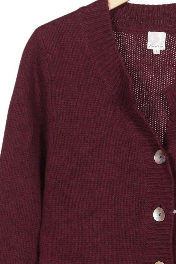 Deerberg Knit Cardigan Bordeaux Size S 4