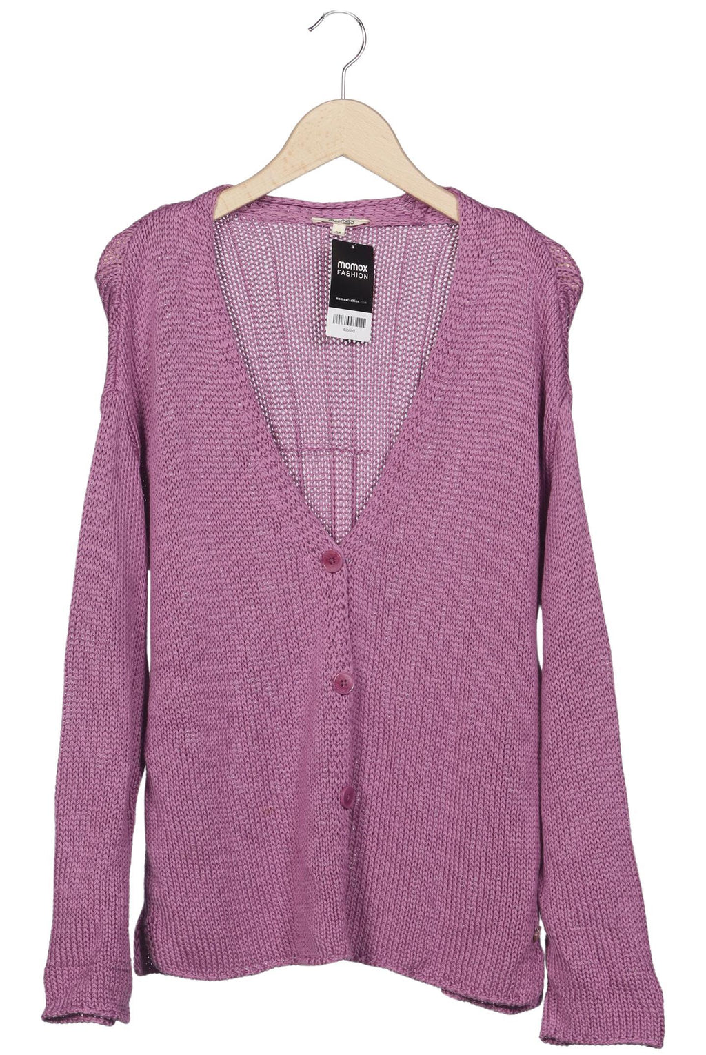 Deerberg Knit Cardigan Purple M Cotton 8