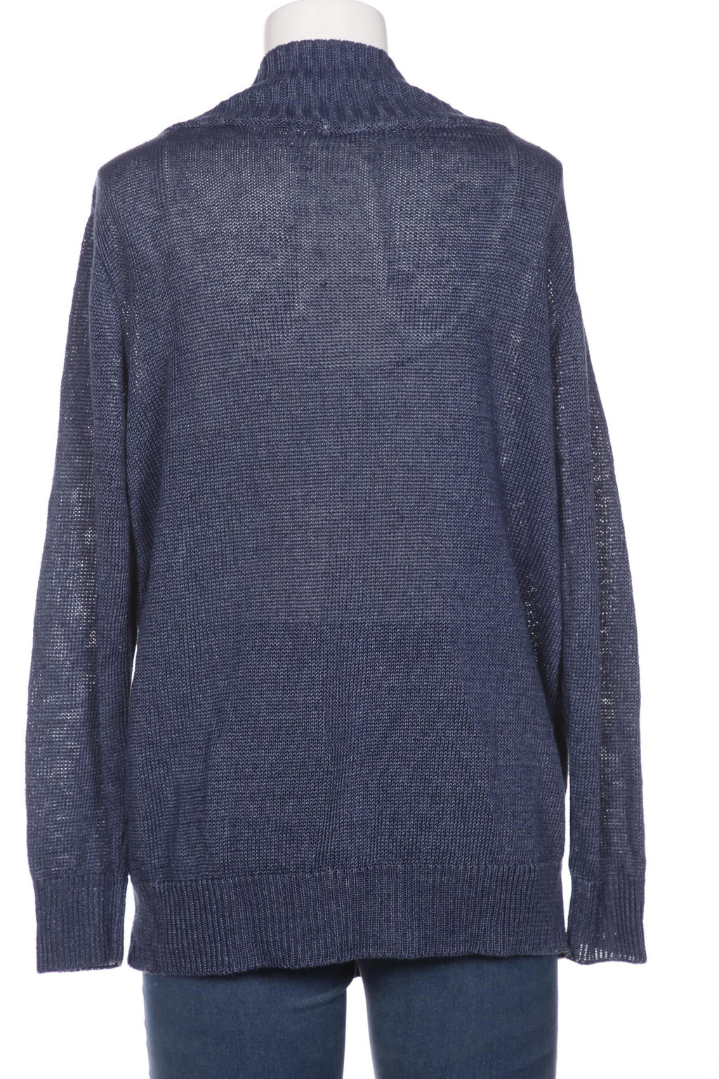 Deerberg Knit Jacket Navy Blue M Linen 5
