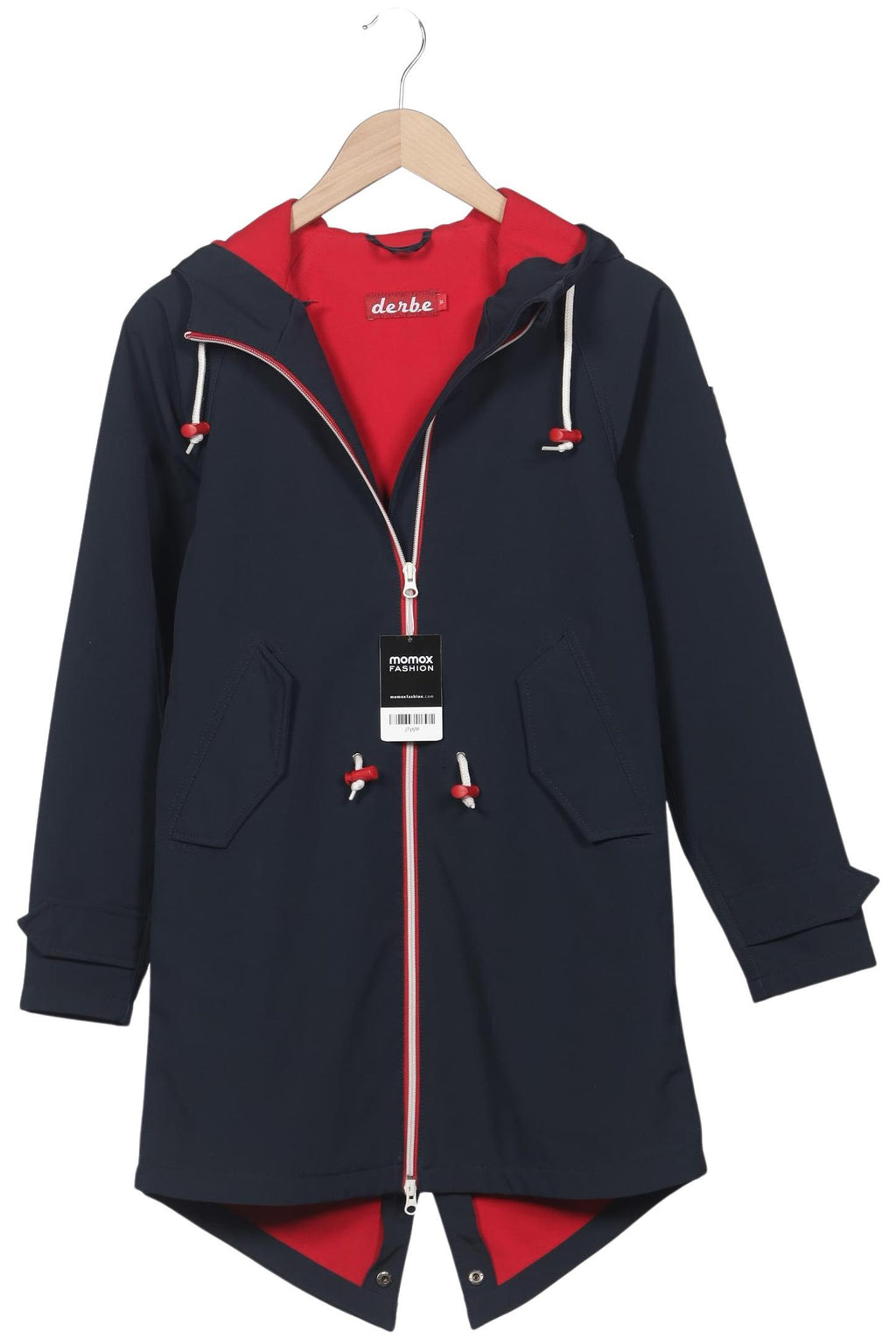 Derbe Women Coat Navy Blue EU 34 Synthetic 7