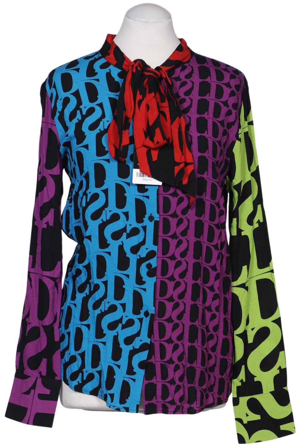 Desigual Women's Blouse Neon Viscose Size M 3