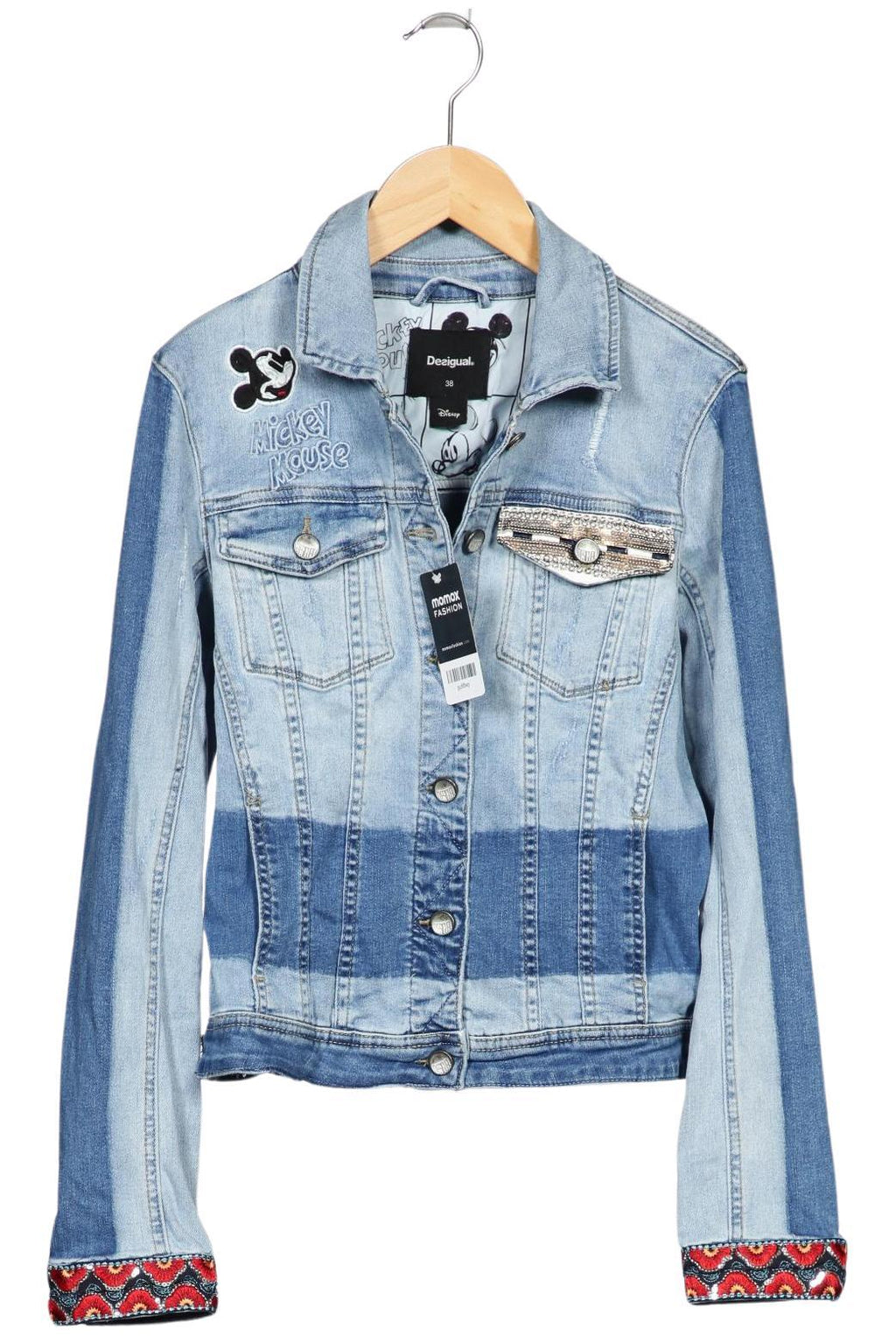 Desigual Women's Jacket Light Blue EU 38 2