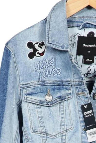 Desigual Women's Jacket Light Blue EU 38 4