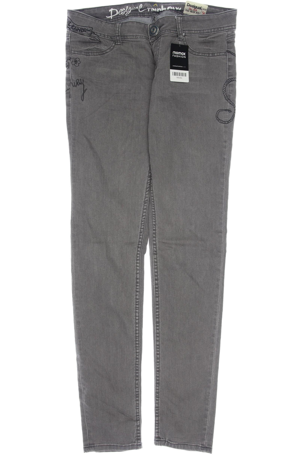 Desigual Women Jeans Gray EU 34 4