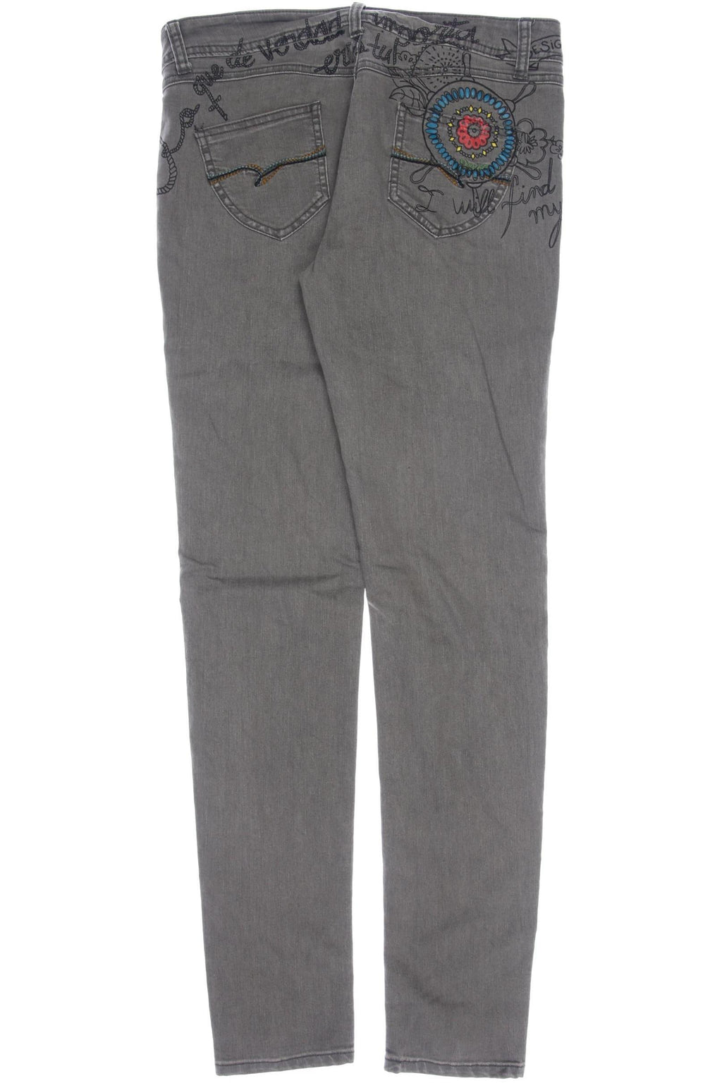 Desigual Women Jeans Gray EU 34 5