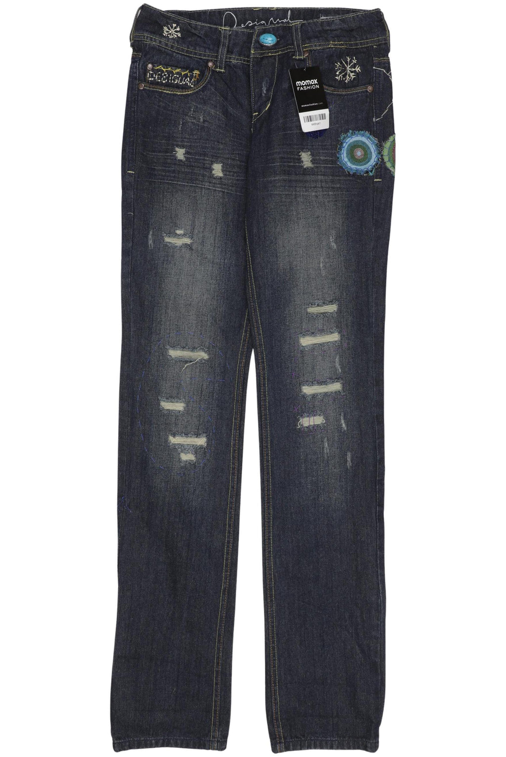 Desigual Damen Jeans Navy EU 34 Cotton 2