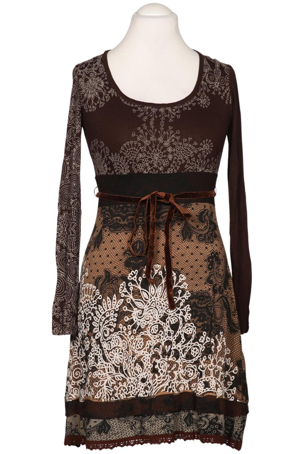 Desigual Dress Brown L Viscose 9
