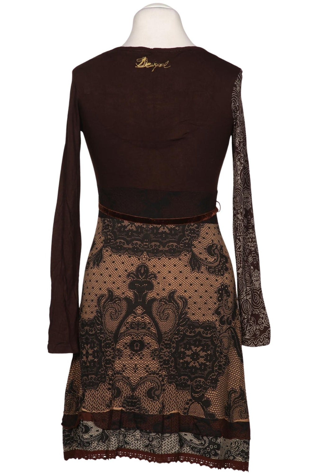 Desigual Dress Brown L Viscose 10