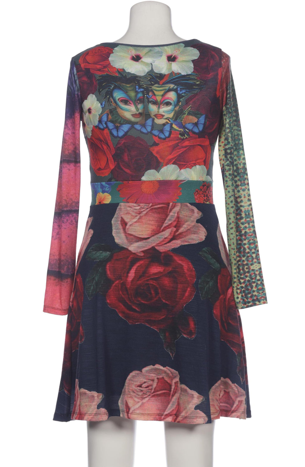 Desigual Dress Multicolor L Elastane Synthetic 8