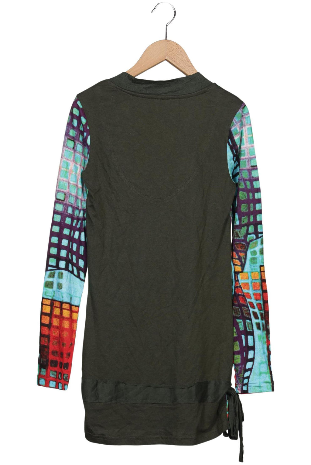 Desigual Women's Long Sleeve Shirt Green Size S 6
