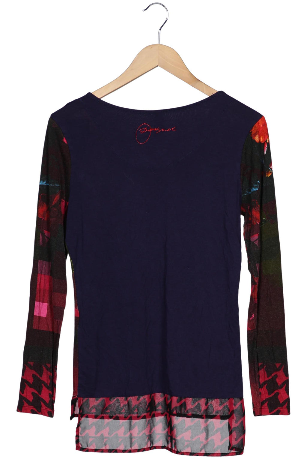 Desigual Damen Langarmshirt Mehrfarbig M 4