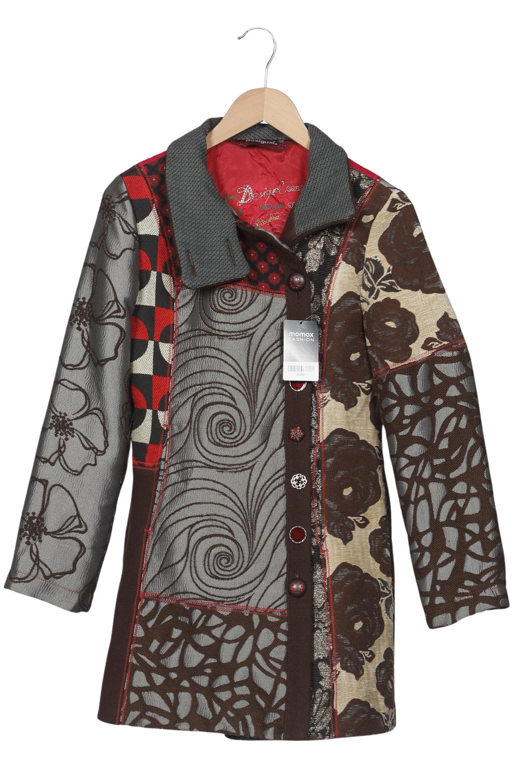 Desigual Women Coat Multicolor EU 38 4