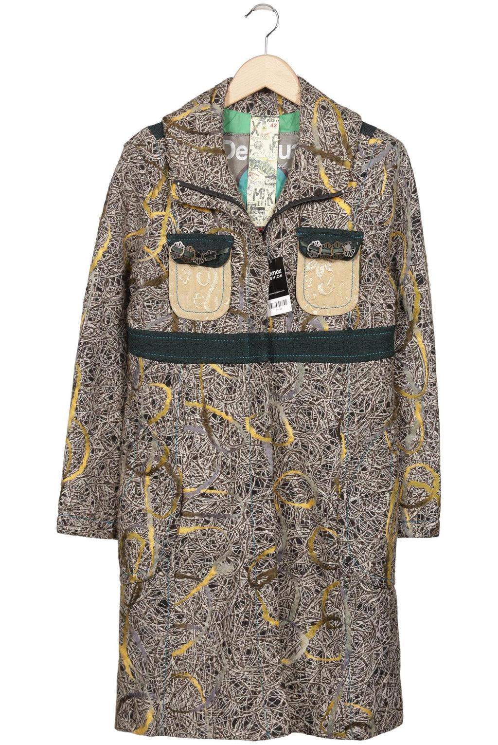 Desigual Women Coat Multicolor EU 42 2