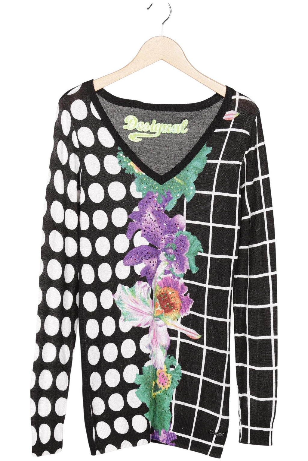 Desigual Women's Sweater Multicolor XL Viscose 4