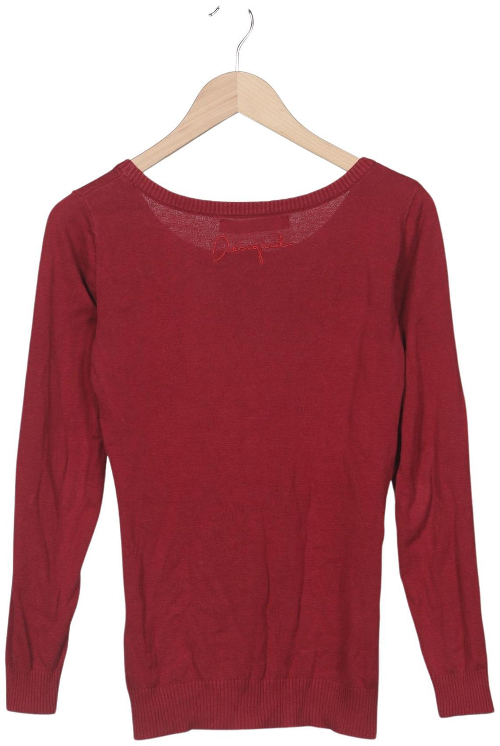 Desigual Damen Pullover Rot Gr. S Baumwolle 6