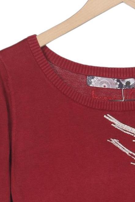 Desigual Damen Pullover Rot Gr. S Baumwolle 7