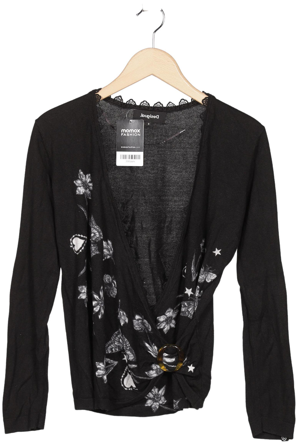Desigual Women's Sweater Black Size S 2