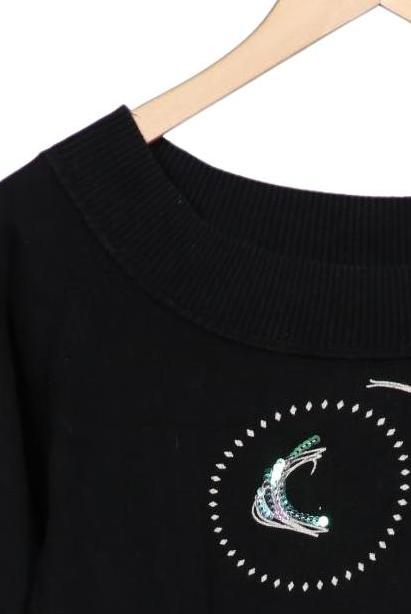 Desigual Women's Sweater Black Size XL 6