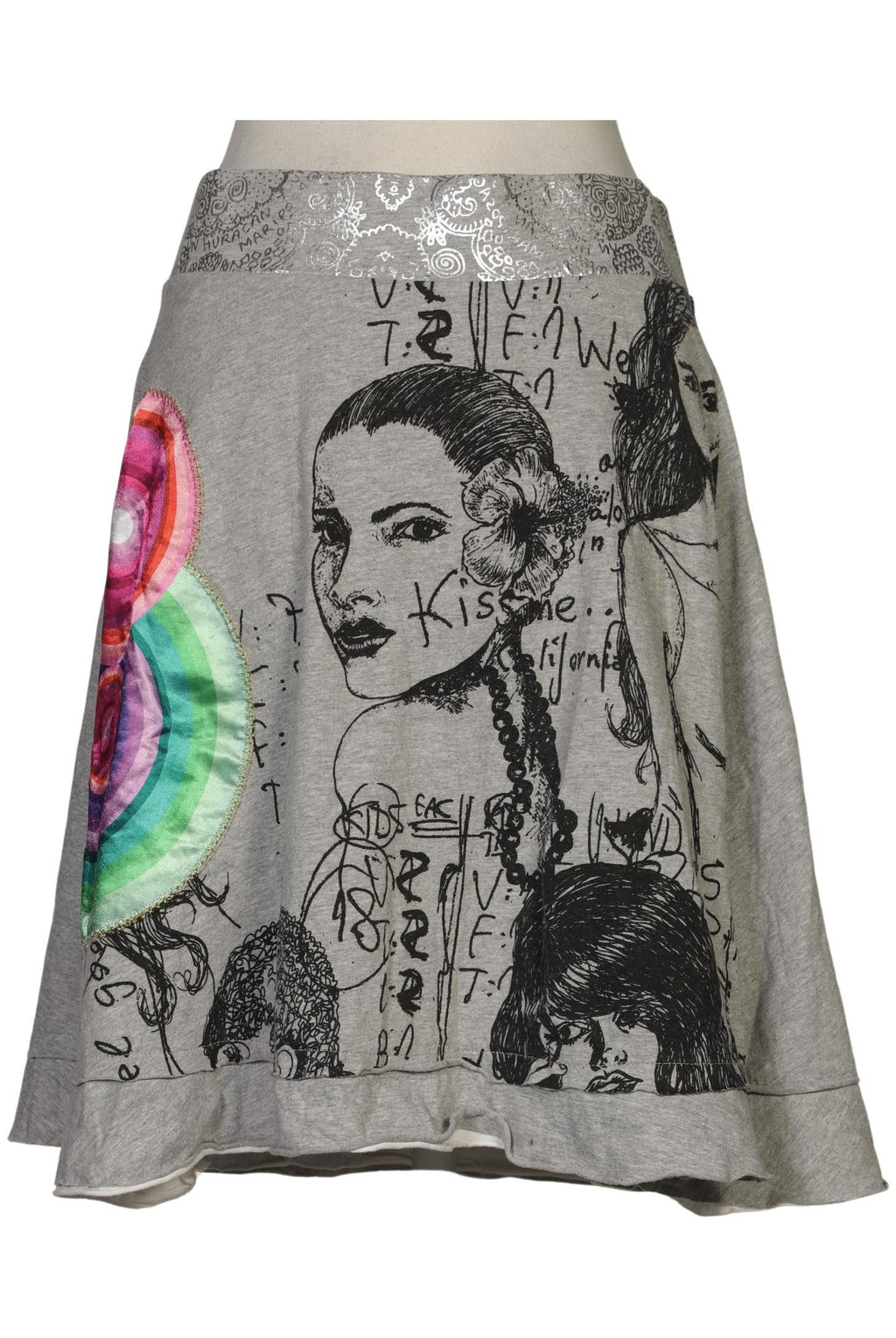 Desigual Jupe Femme Multicolore M 4