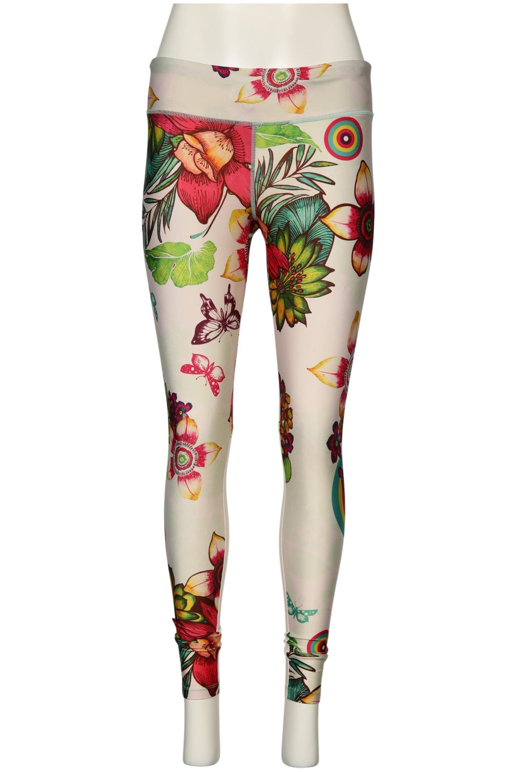 Desigual Damen Stoffhose Cremeweiß Gr. M 2