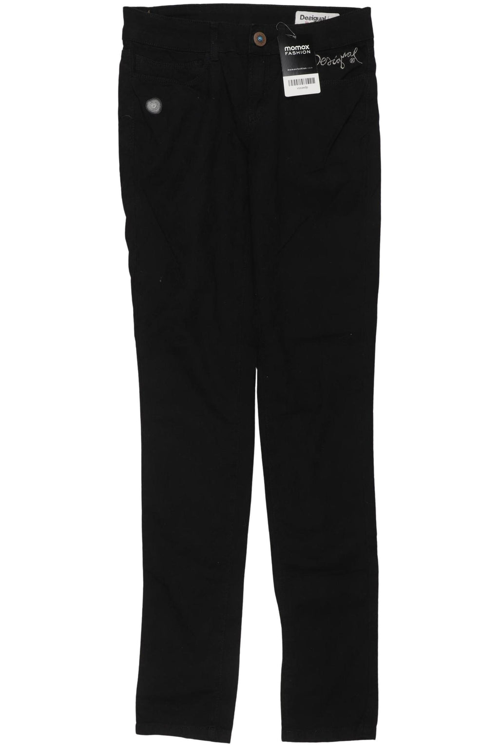 Desigual Damen Stoffhose Schwarz W24 4
