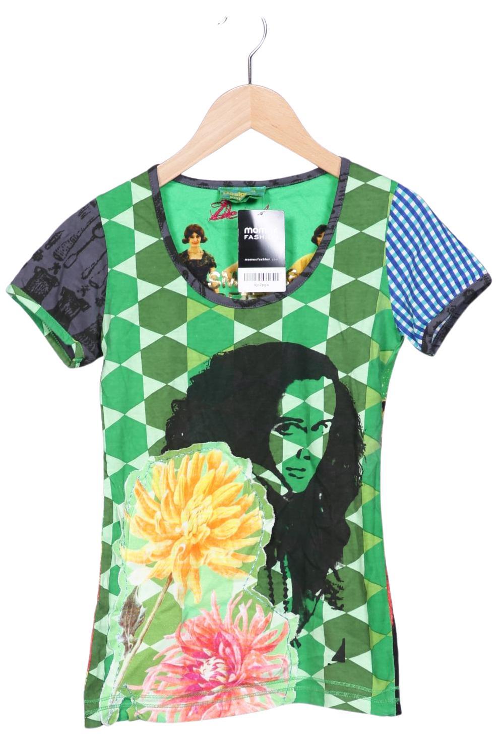 Desigual T-Shirt Green XS 2