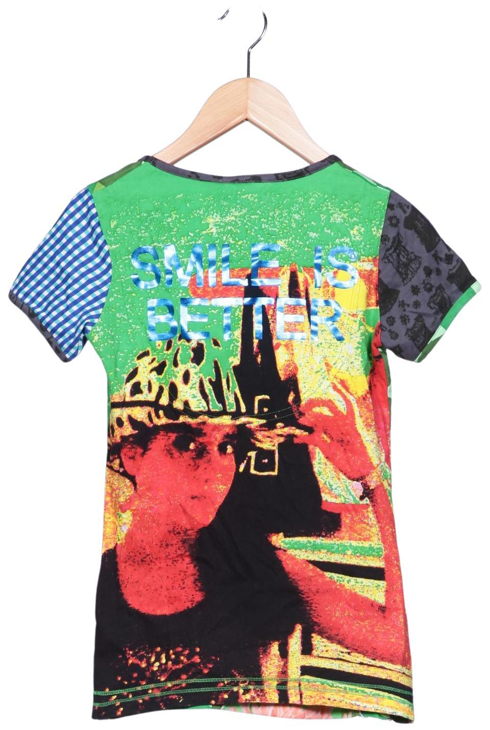 Desigual T-Shirt Green XS 3