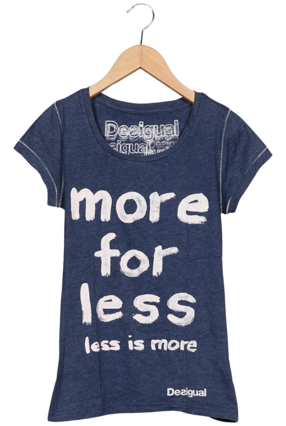 Desigual Women's T-Shirt Navy Blue M 5
