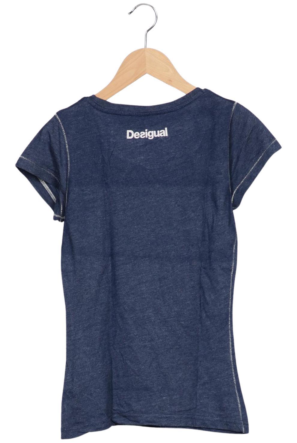Desigual Women's T-Shirt Navy Blue M 6