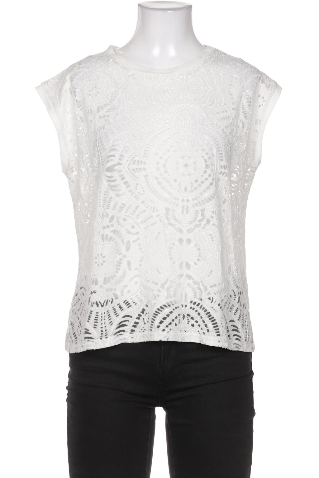Desigual T-shirt Femme Blanc Taille S 4