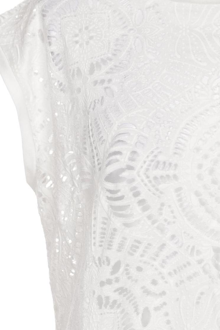 Desigual T-shirt Femme Blanc Taille S 6