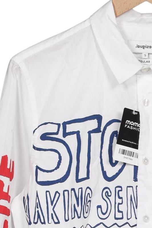 Desigual Men Shirt White Size S Cotton 9