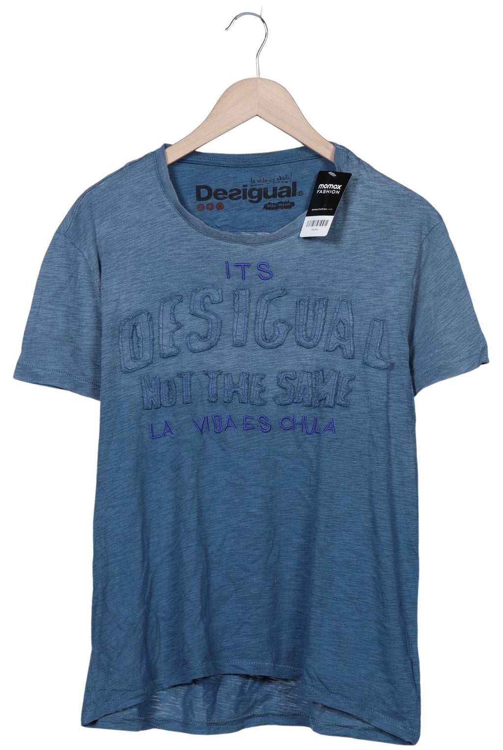 Desigual Men T-Shirt Blue M Cotton 4