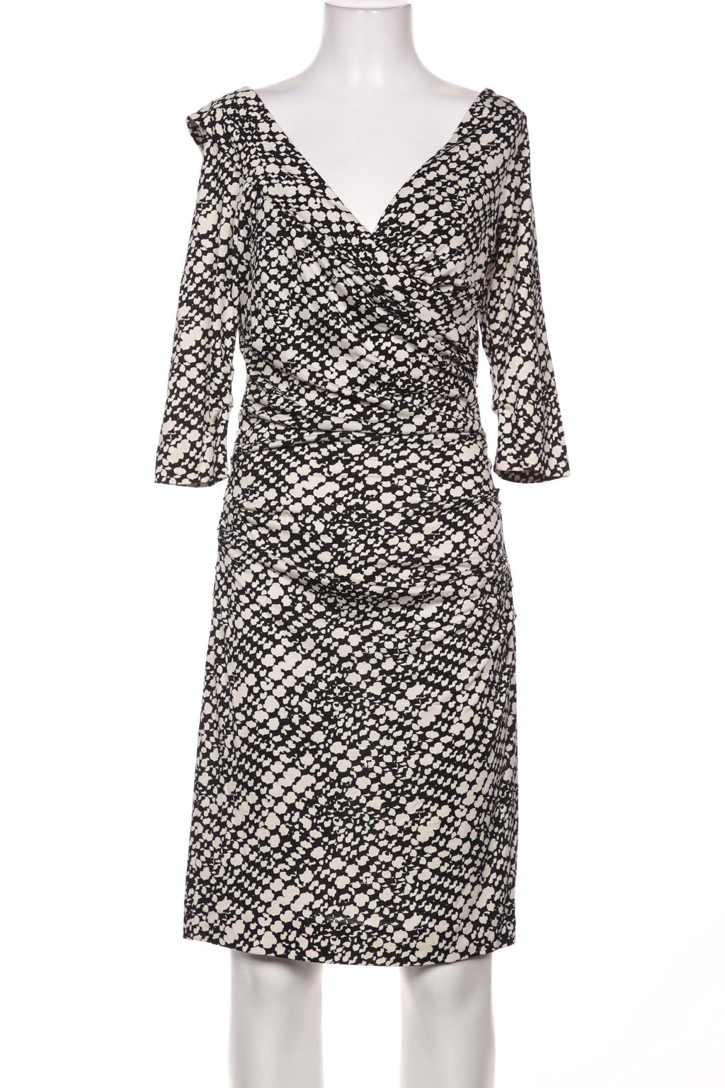 Diane Von Furstenberg Dress Black S Silk 4