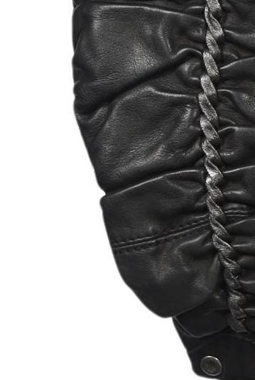 Diesel Small Leather Handbag Black 4