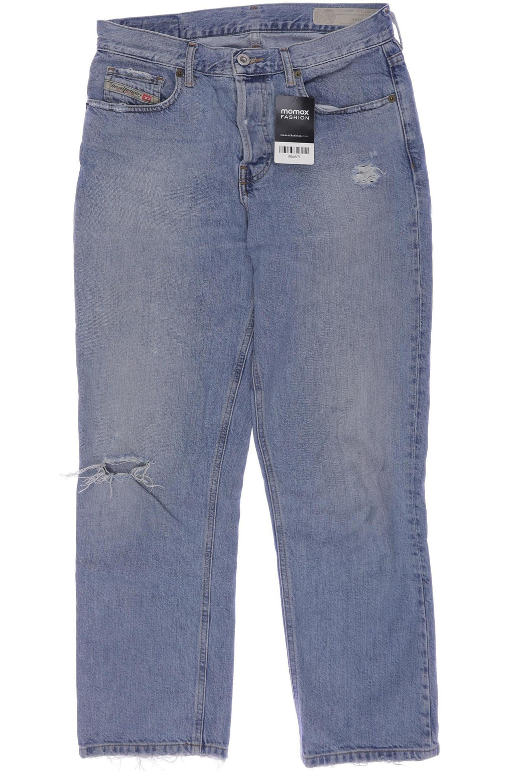 Diesel Damen Jeans Blue W27 Cotton Leather 5