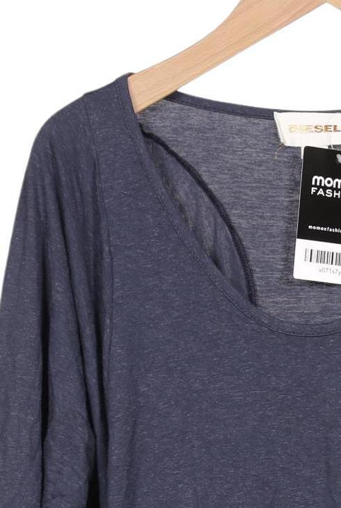 Diesel Damen Langarmshirt, Marineblau, Gr. S 3