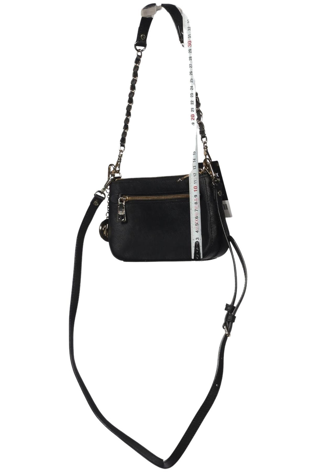 DKNY Kleine Ledertasche Schwarz 9