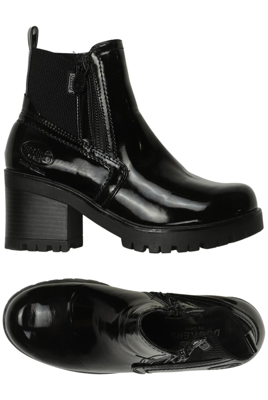 Dockers by Gerli Women's Ankle Boot Black EU 36 Synthetic Leather Second Hand 2