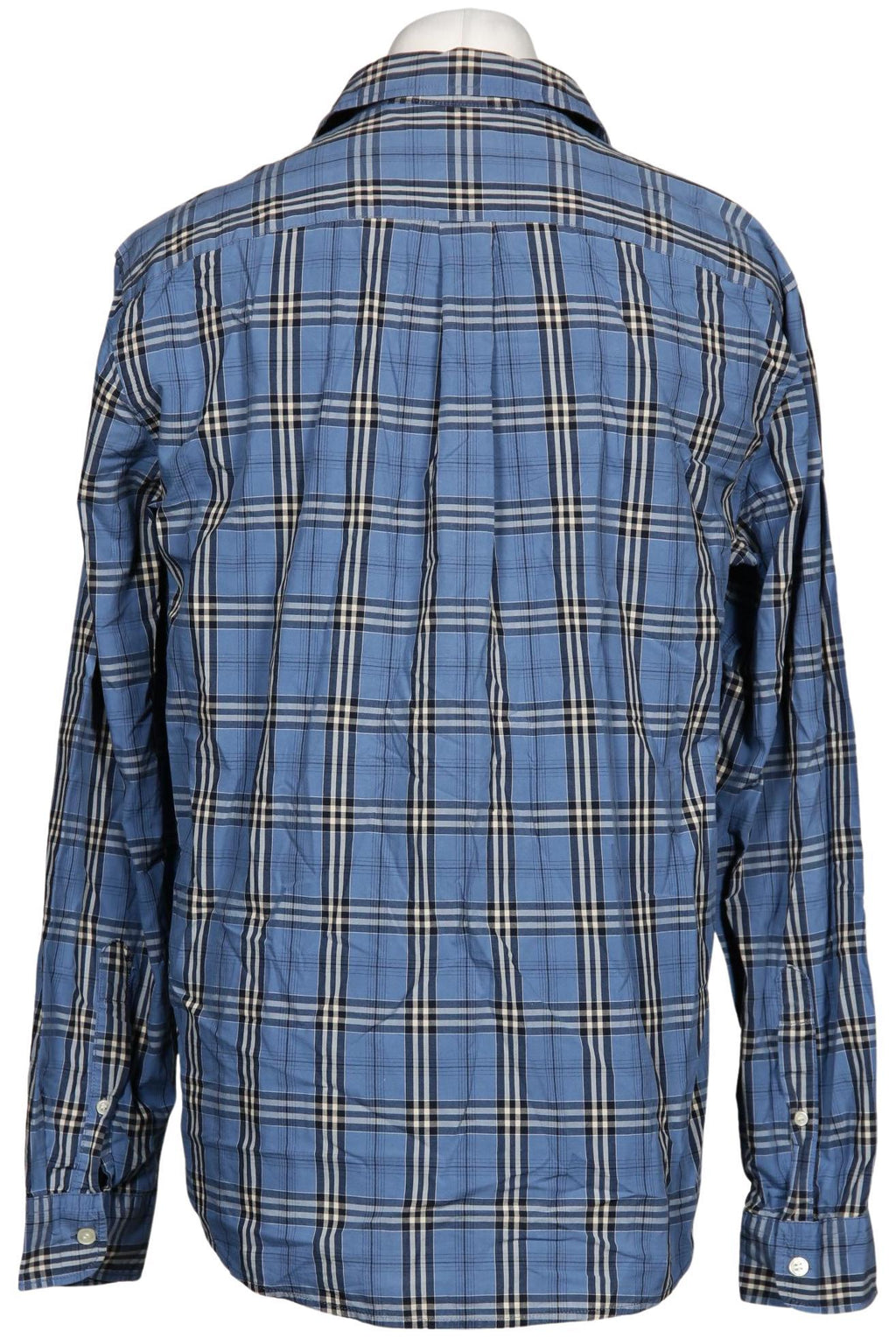 Dockers Men Shirt Navy Blue Size L Cotton 5