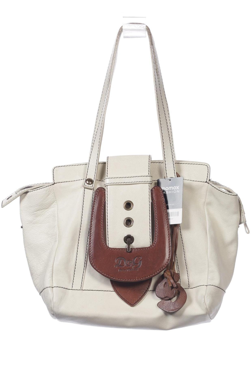 Dolce&Gabbana Large Women's Handbag Cream White Leather 2