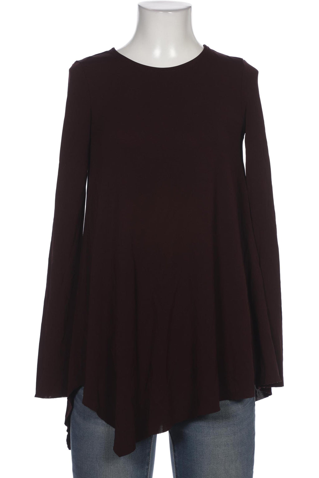 Hallhuber Donna Bluse Bordeaux XS 4
