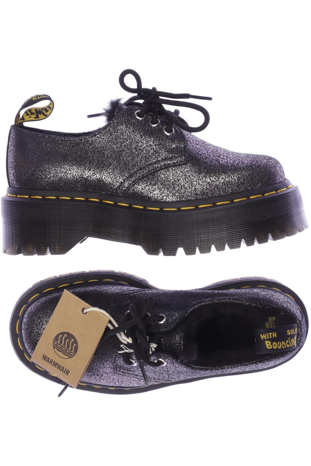Dr. Martens Women's Shoe Gray EU 36 Leather 3
