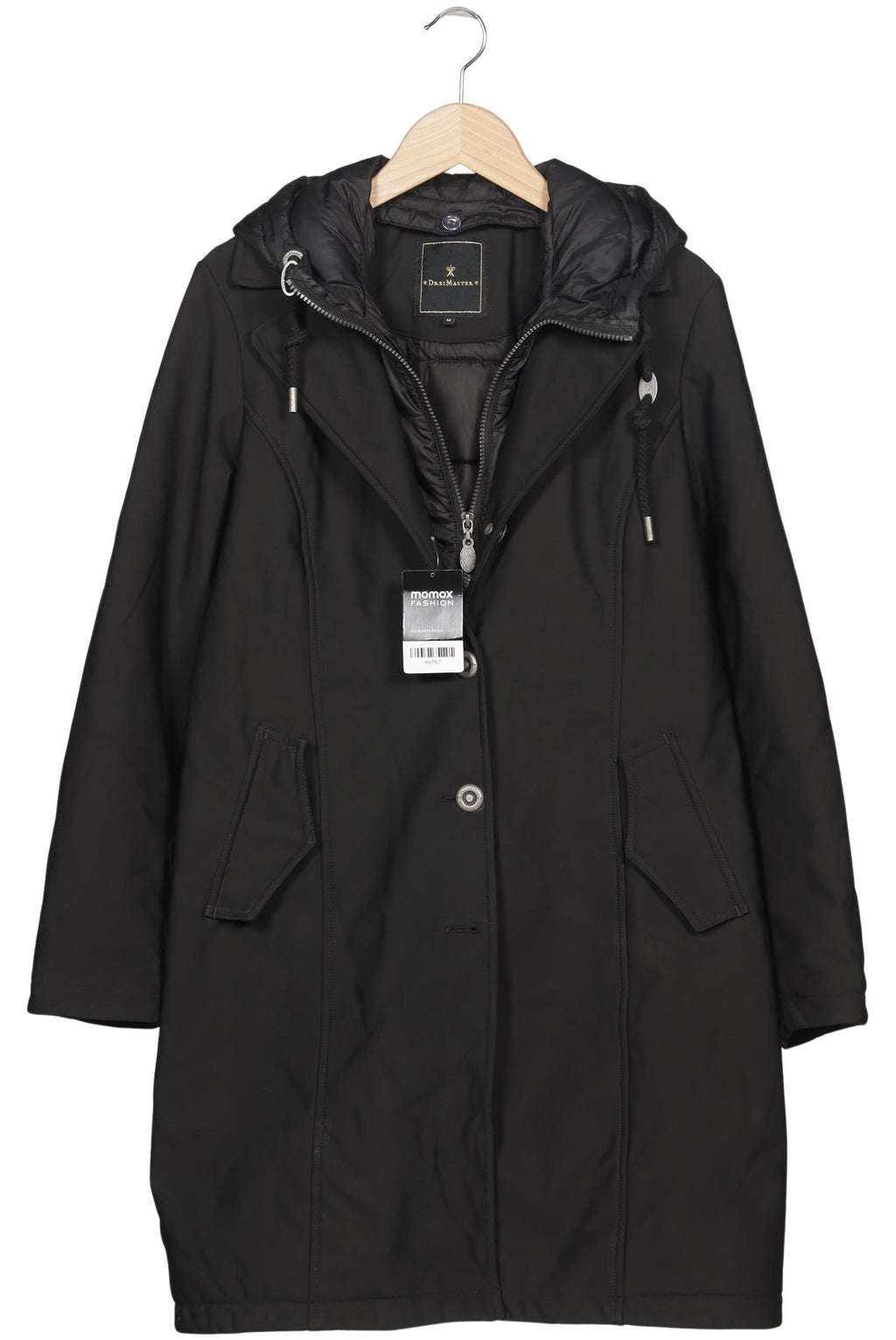 DreiMaster Women Coat Black M 4