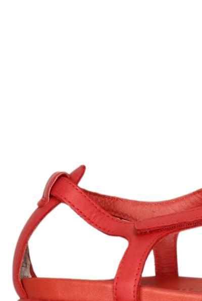 Ecco Women's Sandals Red EU 38 Leather 4