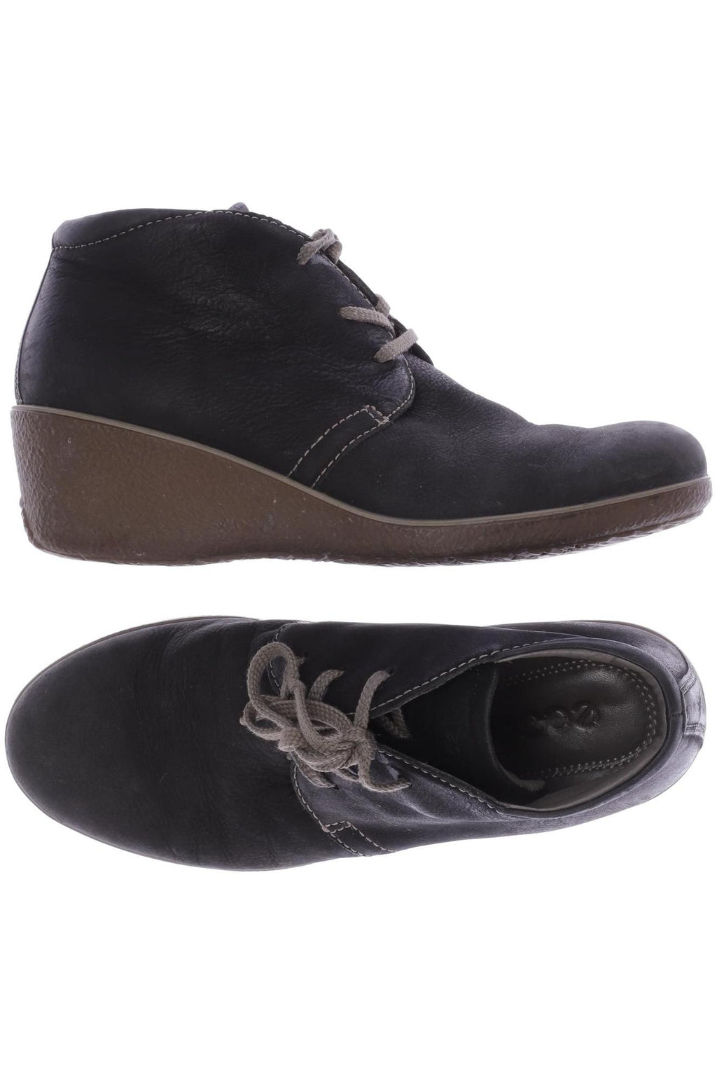 Ecco Damen Stiefelette Grau EU 37 Leder 3