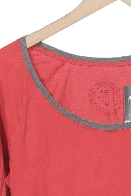 edc by Esprit Damen Langarmshirt Rot M 6
